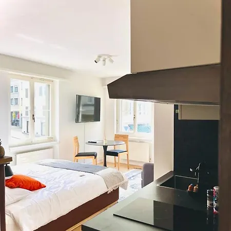 Cozy Studio Apartment Unit 12 In Center Of Zurich Exterior photo